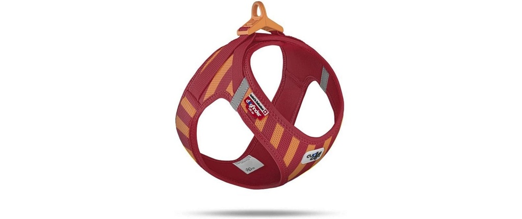 curli Harnais Gilet Air-Mesh LE26 S Stripes rouge