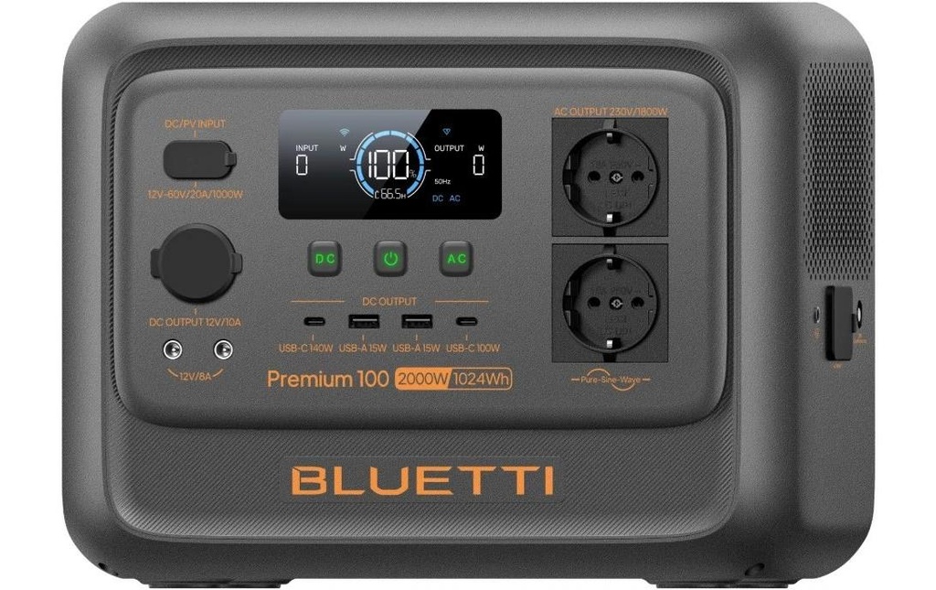 BLUETTI Station de charge Premium 100 V2 1024 Wh