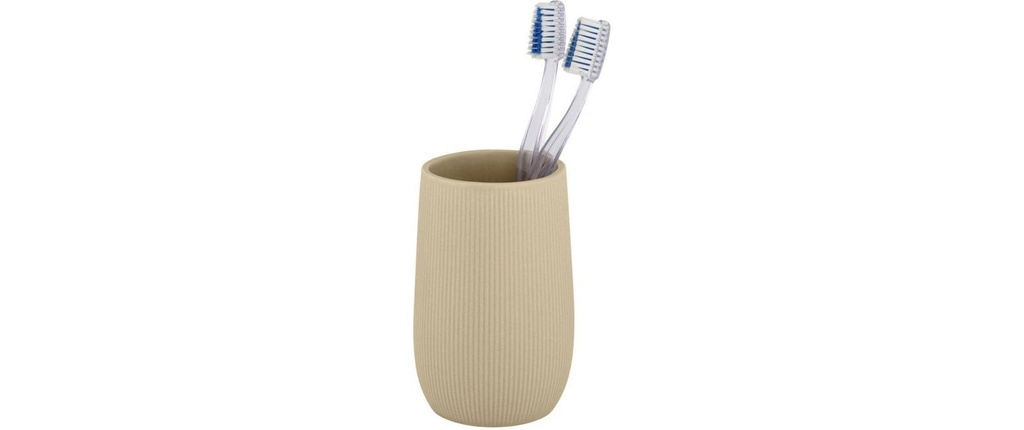 Wenko Gobelet pour brosse à dents Fablo Beige