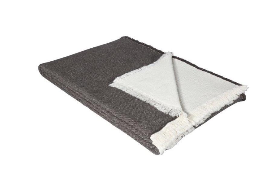 Eskimo Couverture Zola 140 x 200 cm, Beige/Gris