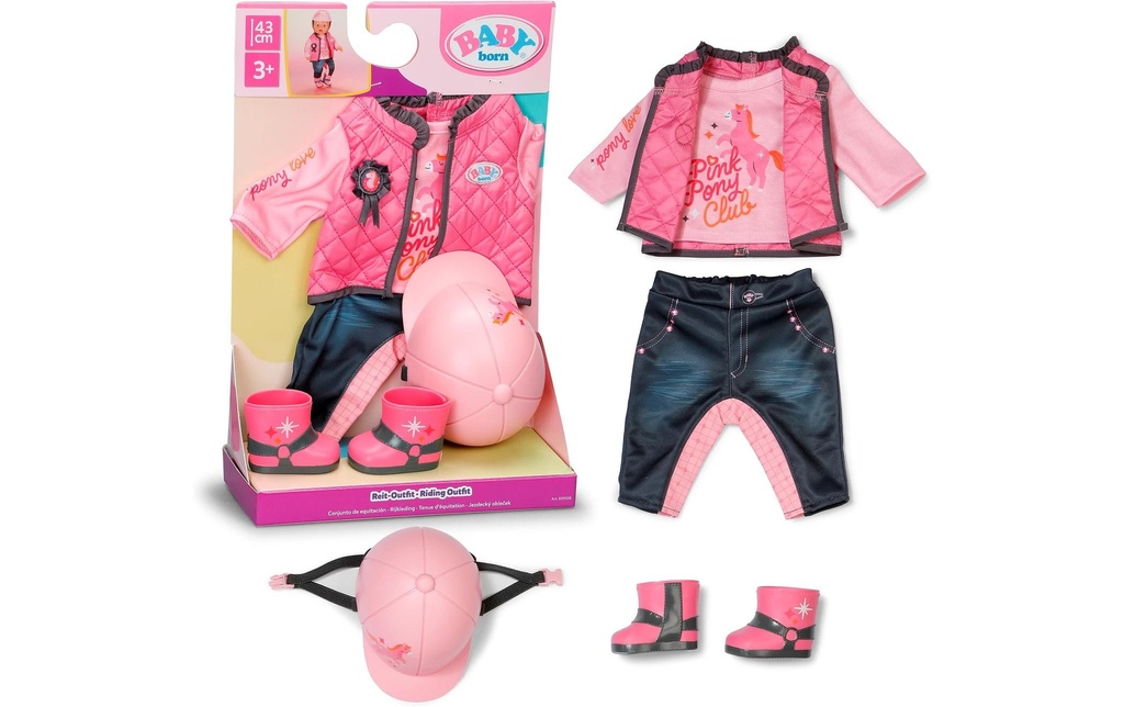 Baby Born Vêtements pour poupées Tenue d'équitation 43 cm