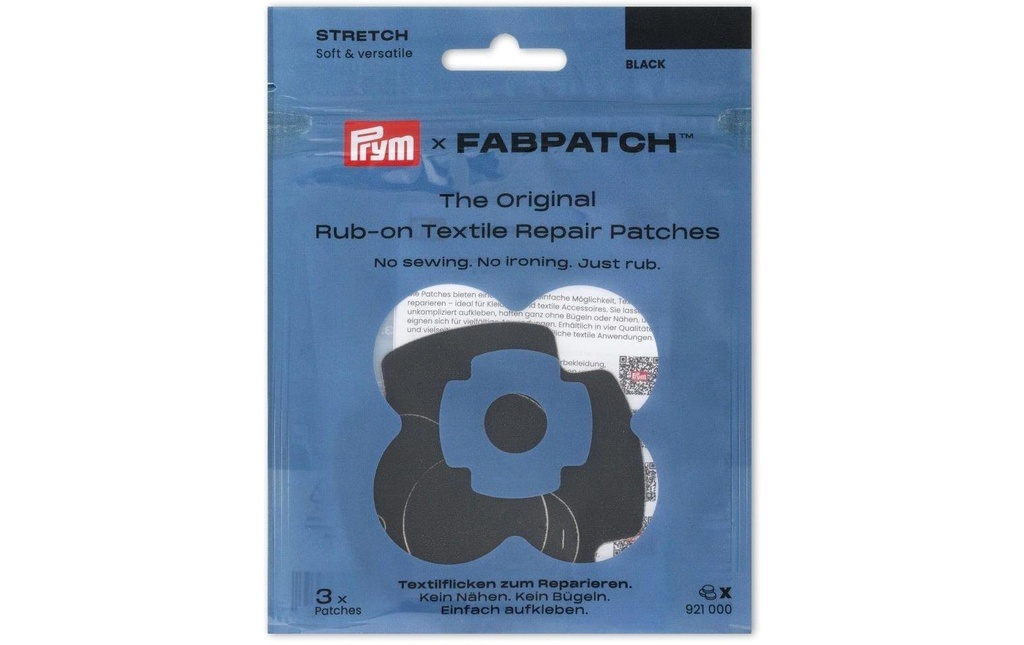 Prym Prym Rub-on Patch STRETCH Noir