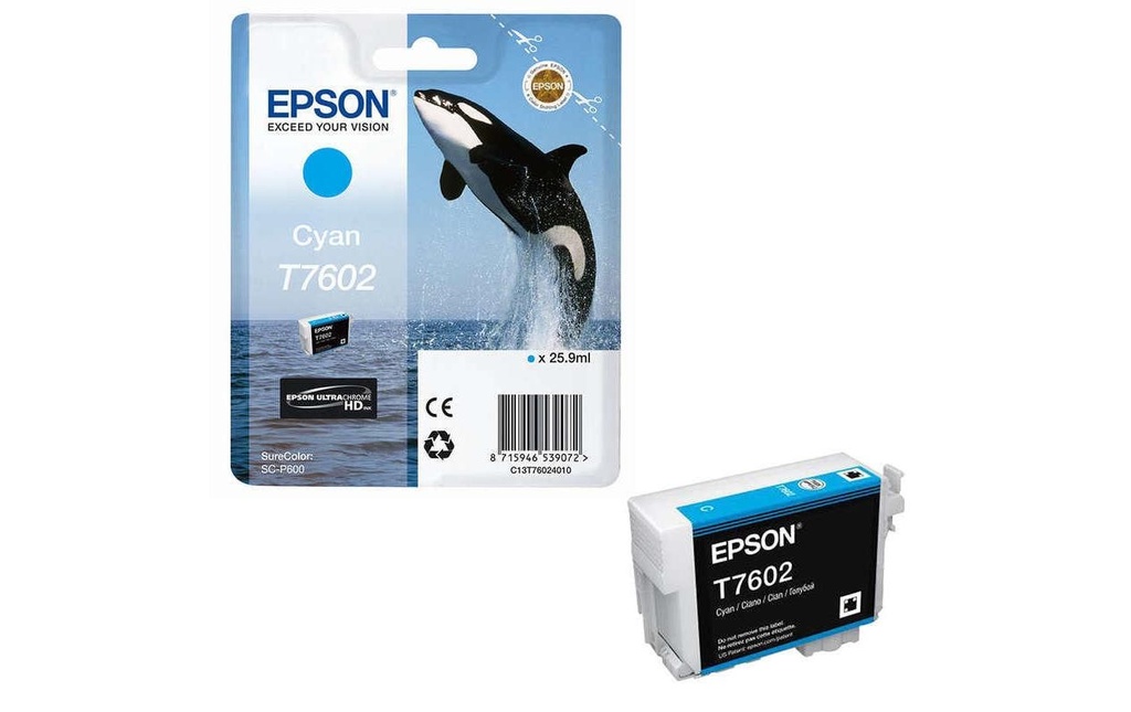 EPSON Epson cartouche T7602 cyan
