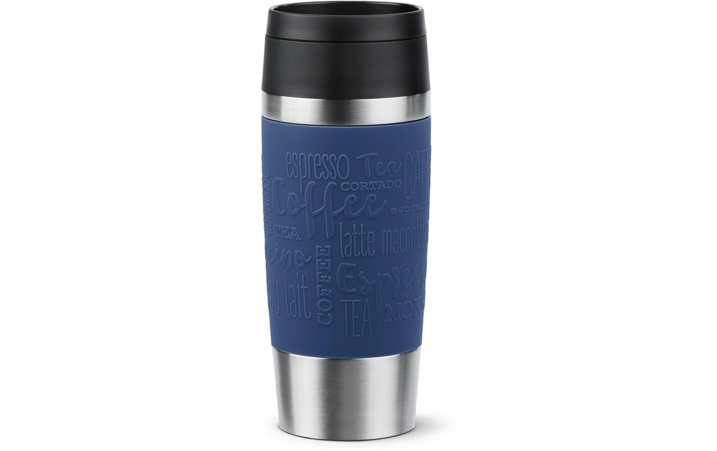 Emsa Gobelet isotherme Travel Mug Classic 360 ml, Bleu foncé