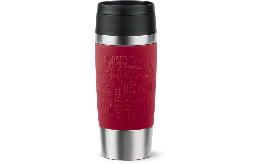 Emsa Gobelet isotherme Travel Mug Classic 360 ml, Rouge