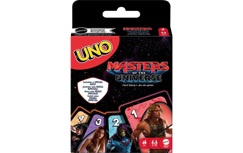 Mattel Spiele Jeux de cartes UNO Masters of the Universe