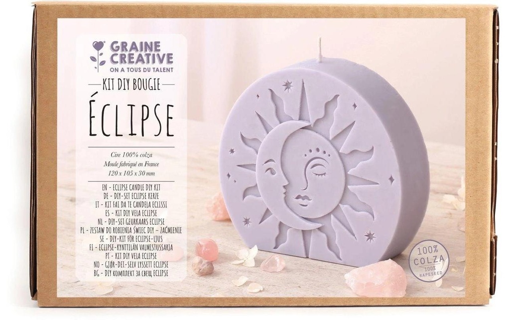 Graine Créative Graine Créative Kit DIY Bougies Éclipse Violet