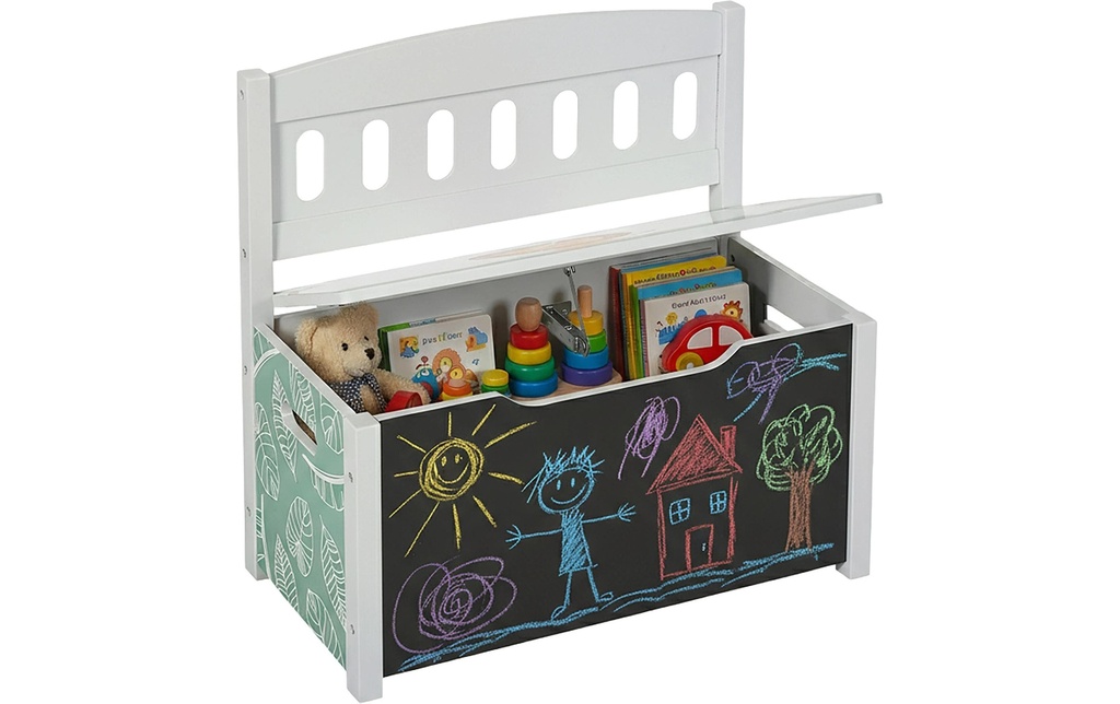 relaxdays Banc pour enfants Lion, MDF, multicolore