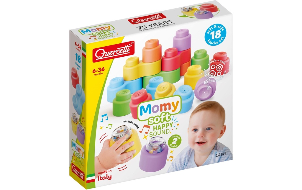 Quercetti Momy Soft Happy Sound 18 pièces
