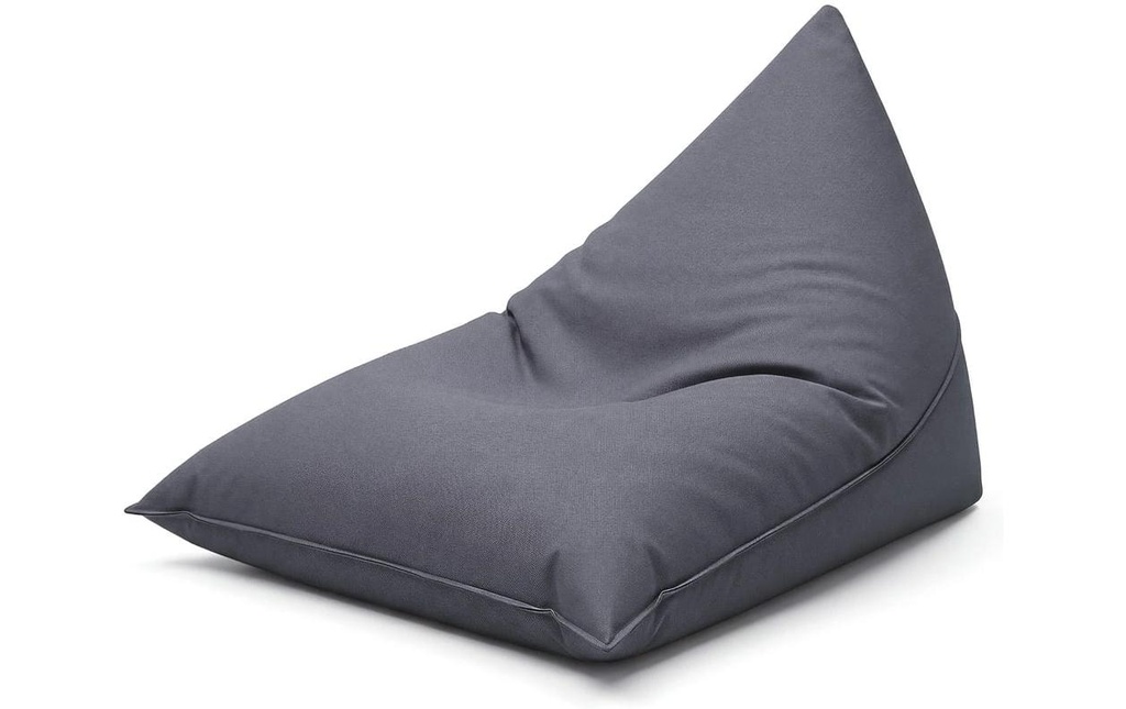 Urbanara sac pour s'asseoir Basic-Outdoor Triangle, 300 l, gris
