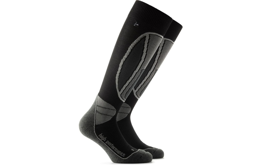 Rohner Socks Chaussettes L/R haute performance Noir, taille 42-44