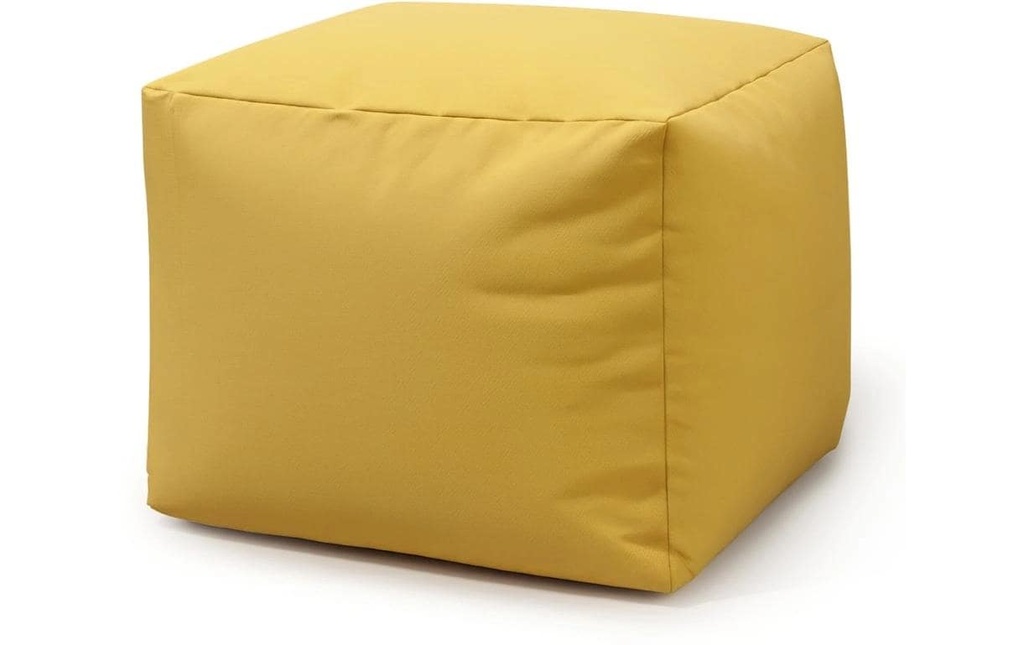 Urbanara Pouf Basic-Outdoor, 85 l, jaune moutarde