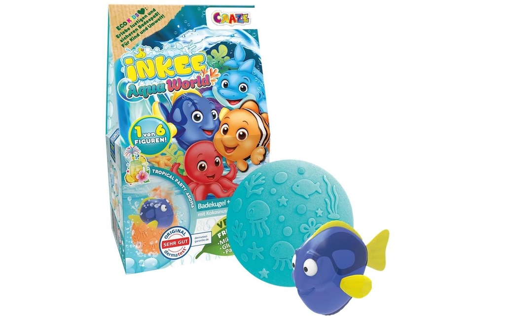 Craze Boule de bain surprise Inkee Aqua World 1 Pièce/s