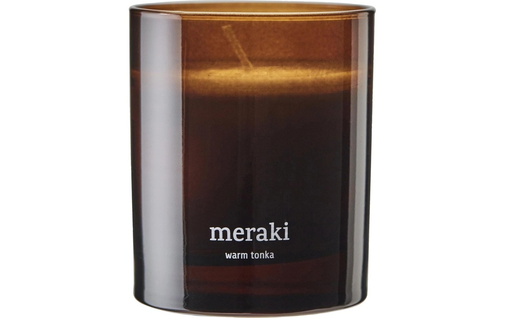 meraki Bougie parfumée Tonka chaud 200 g