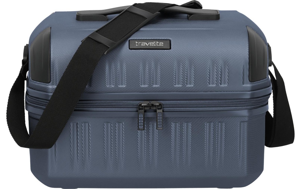 travelite DYNAMIIC Trousse de beauté Coque rigide 20 l Denim Blue