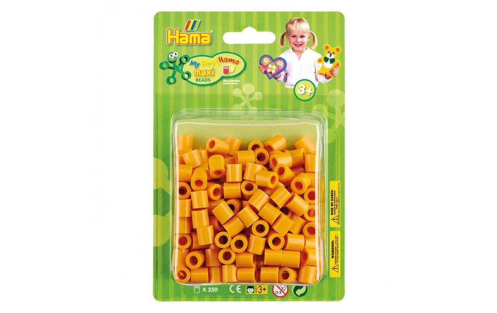Hama Perles à repasser Maxi Ours en peluche brun, 250 pièces