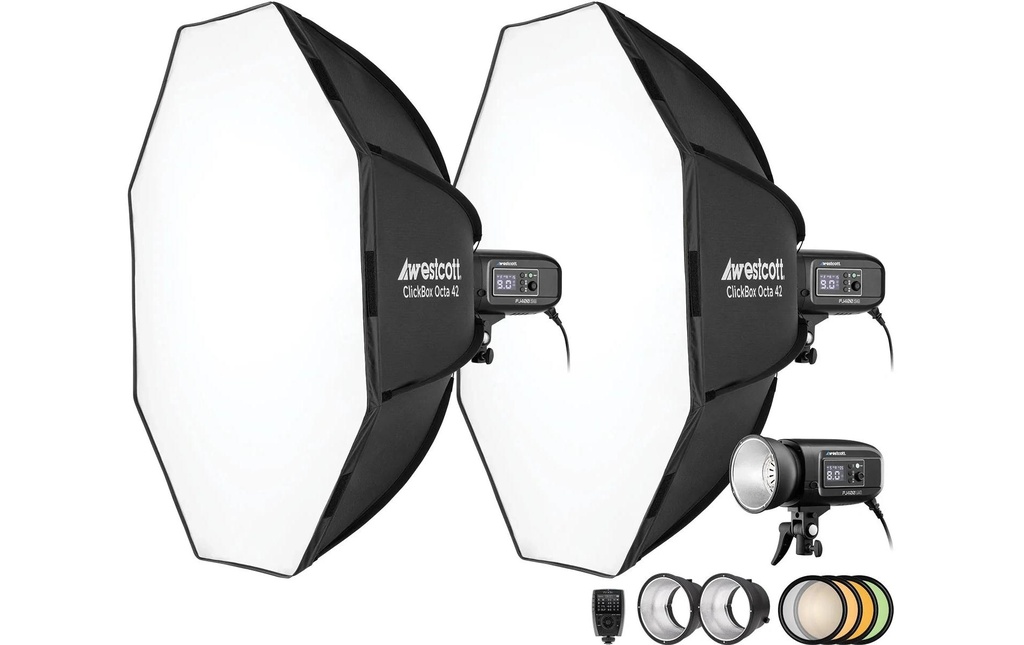 Westcott Flash FJ400-SE Kit 3 lumières avec déclencheur radio FJ-X3 S