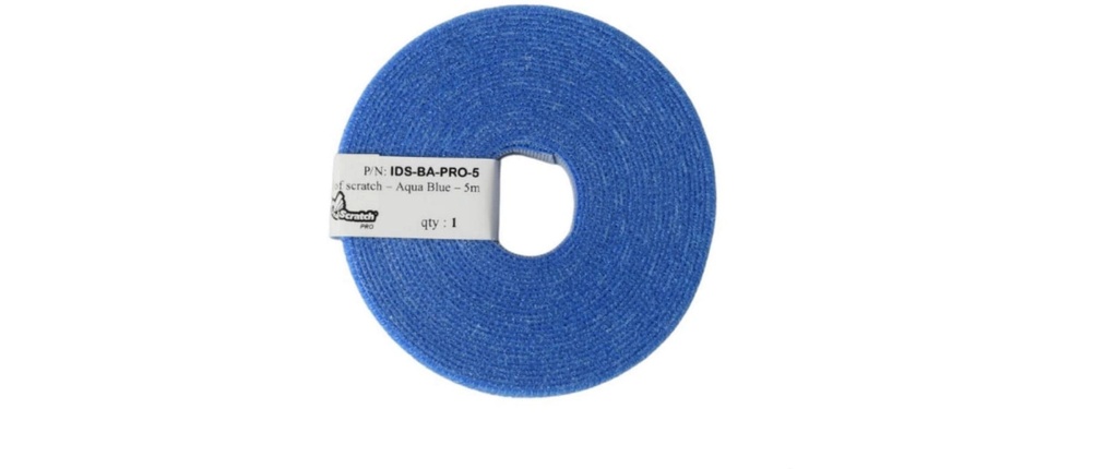 Patchsee Rouleau de bande auto-agrippante ID-SCRATCH-PRO Aqua