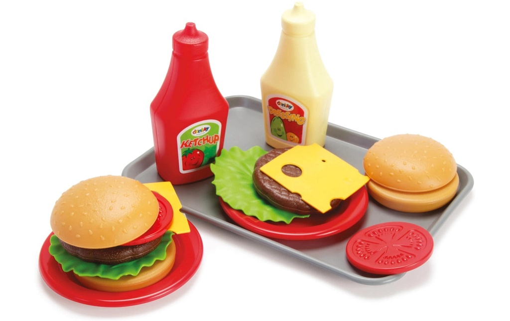 dantoy Set de jeu Classic Burger sur plateau