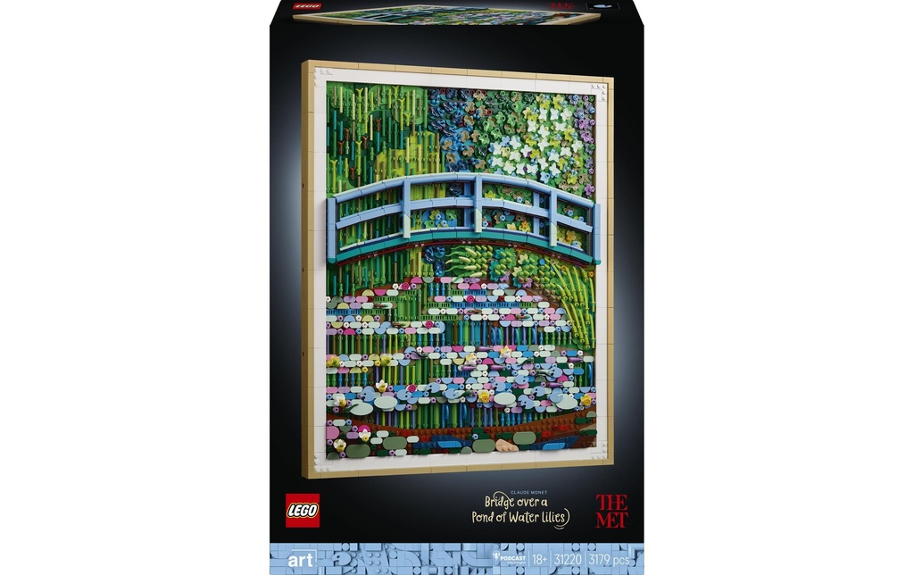 LEGO® Art Claude Monet: le bassin aux nymphéas, harmonie verte 31220