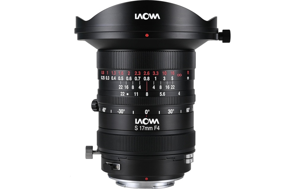 Laowa Longueur focale fixe 17mm F/4 Zero-D Shift – Sony E-Mount