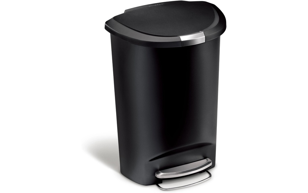 Simplehuman Poubelle à pédale 50 l Noir