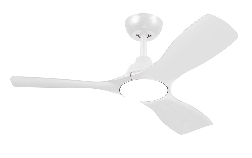 Philips Ventilateur de plafond LED Olas 30W, blanc