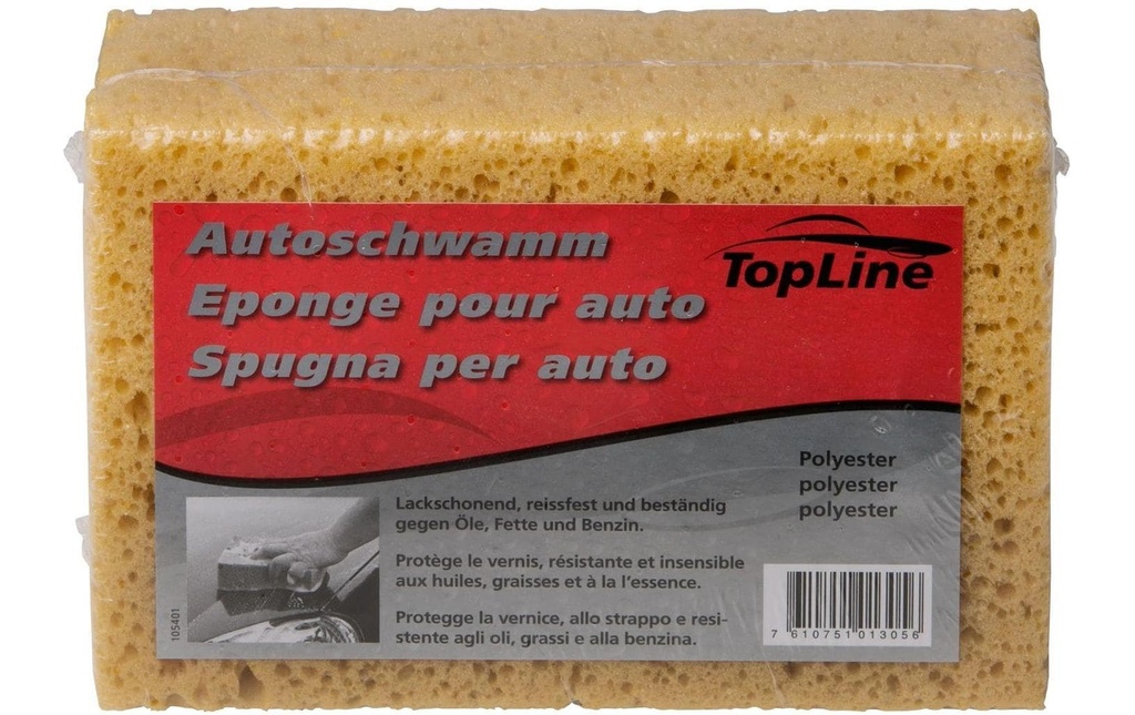 TopLine Eponge pour voiture Polyester 17 x 11 x 6.5 cm