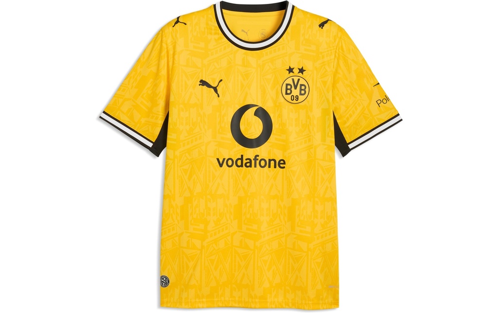 PUMA Réplique du maillot domicile du BVB, Jaune, L