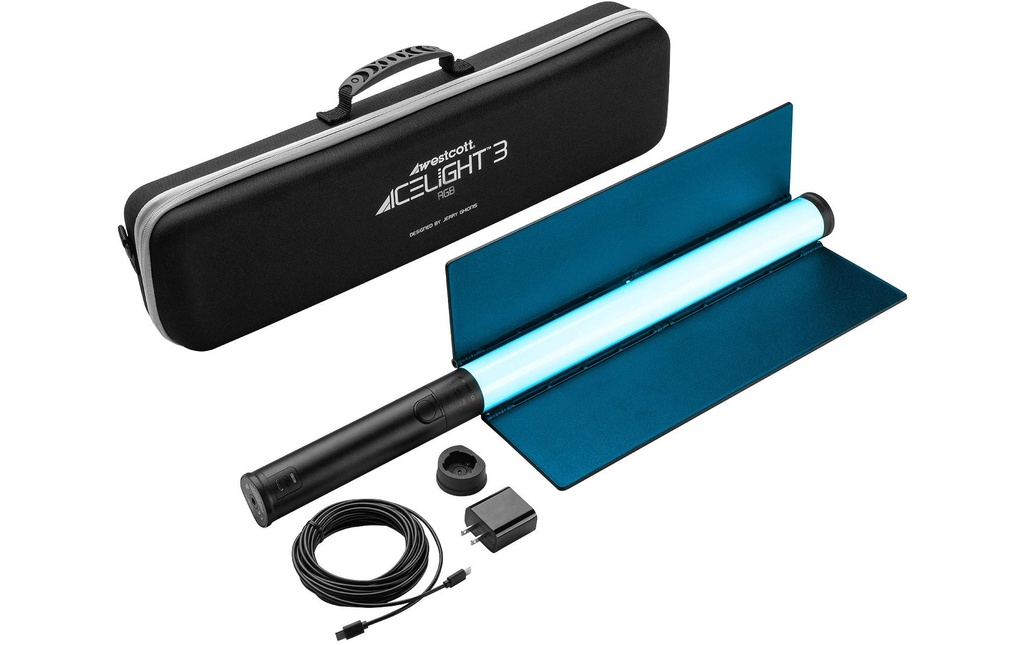Westcott Lampe vidéo Kit Ice Light 3 RGBWW