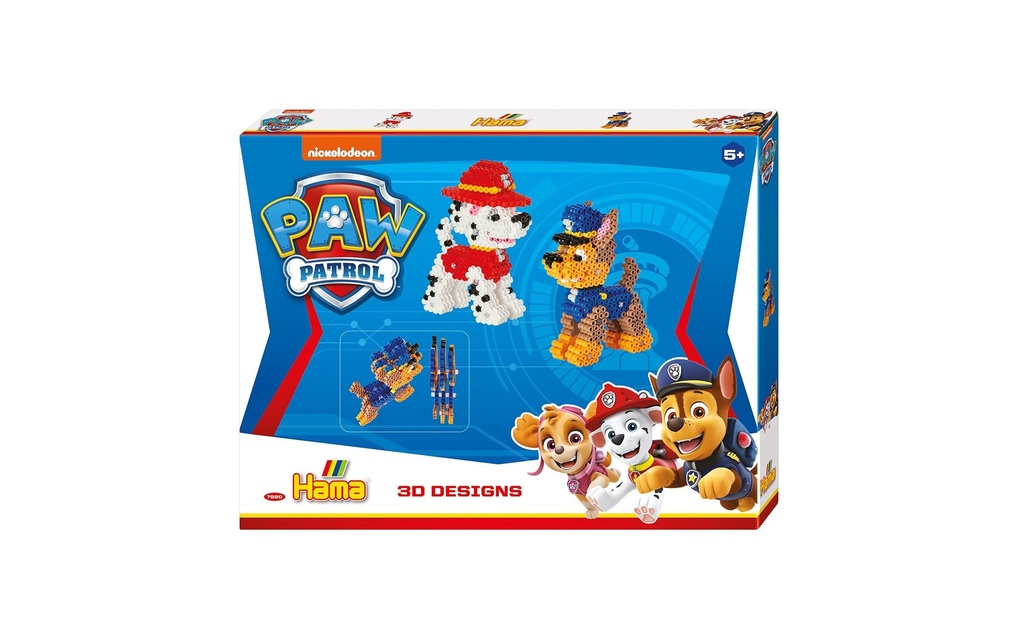 Hama Kits de perles à repasser Paw Patrol 3D 4000 pièces