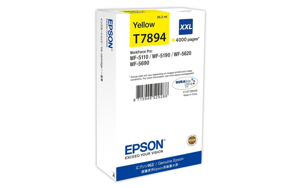 EPSON Epson cart.encre T7894XXL yel