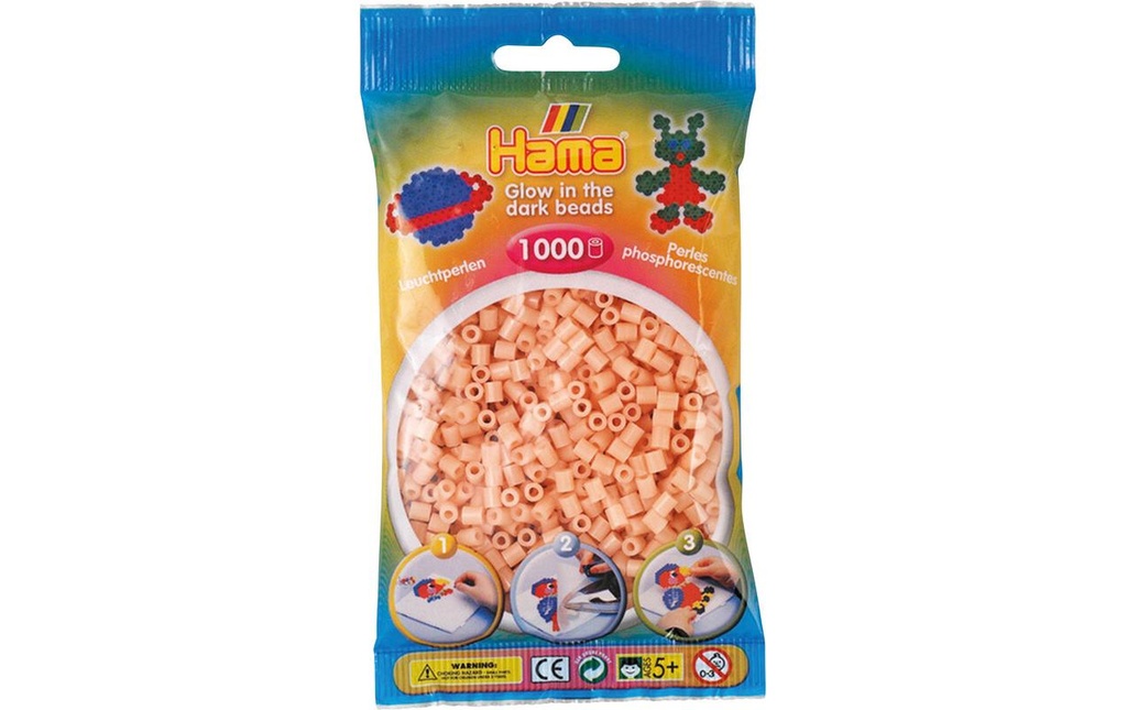 Hama Perles à repasser Midi Rose, 1000 pièces