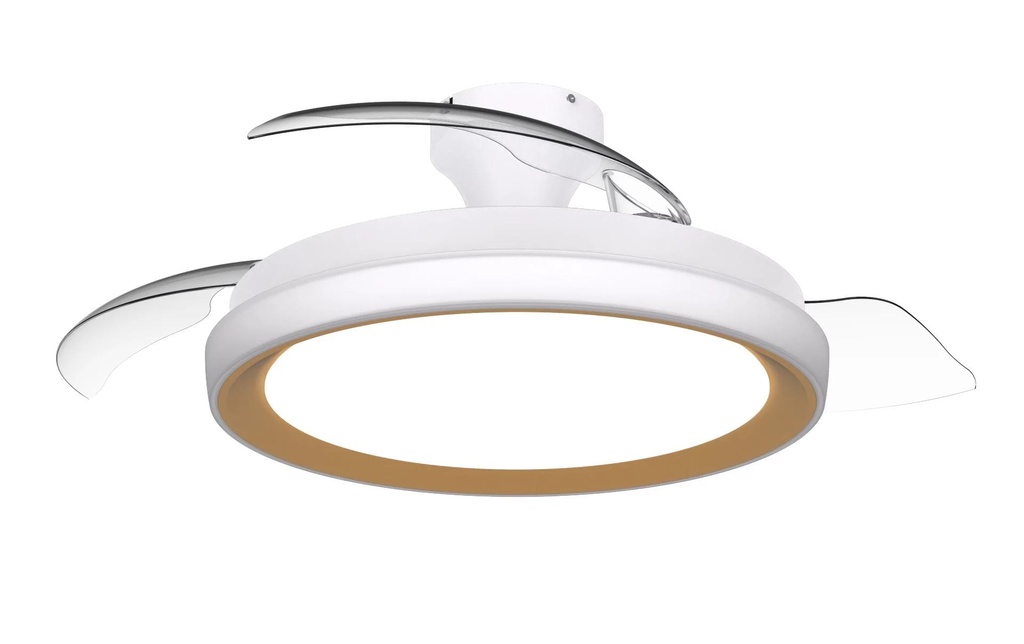 Philips Ventilateur de plafond LED Bliss 35W, or