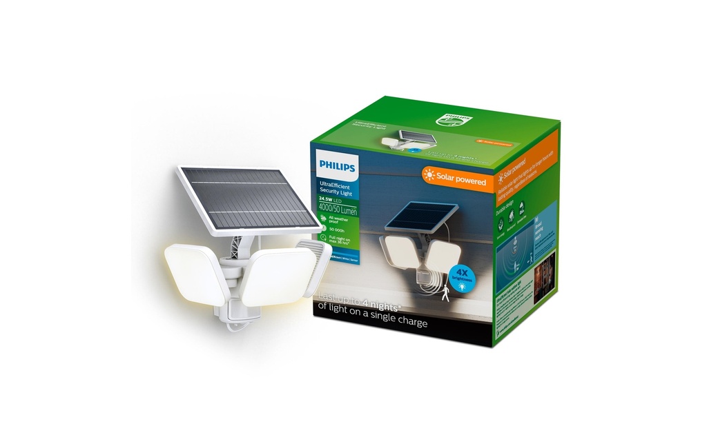 Philips Lampe murale Solar Zyren 13W, 5000 K, 3000 lm, blanc