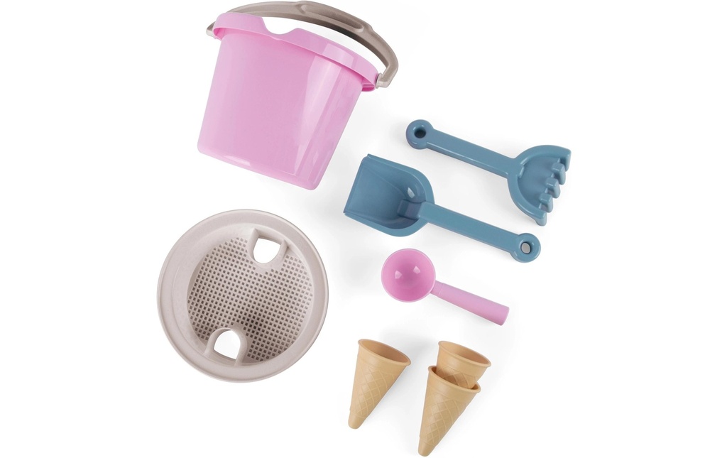 dantoy Set seau et glace Thorbjorn 8 Pièce/s, Rose
