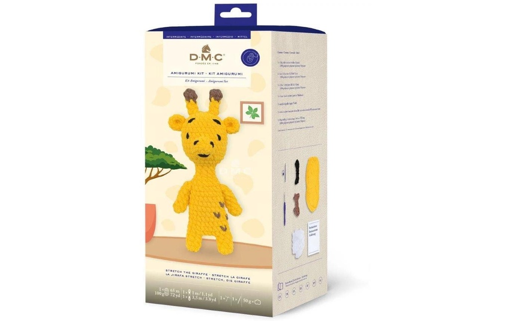 DMC Kit de crochet Amigurumi XL Girafe 30 cm