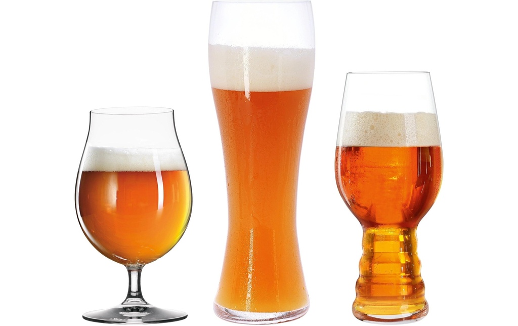 Spiegelau Set de dégustation de bière Beer Classics 700 ml, En trois parties , Clair