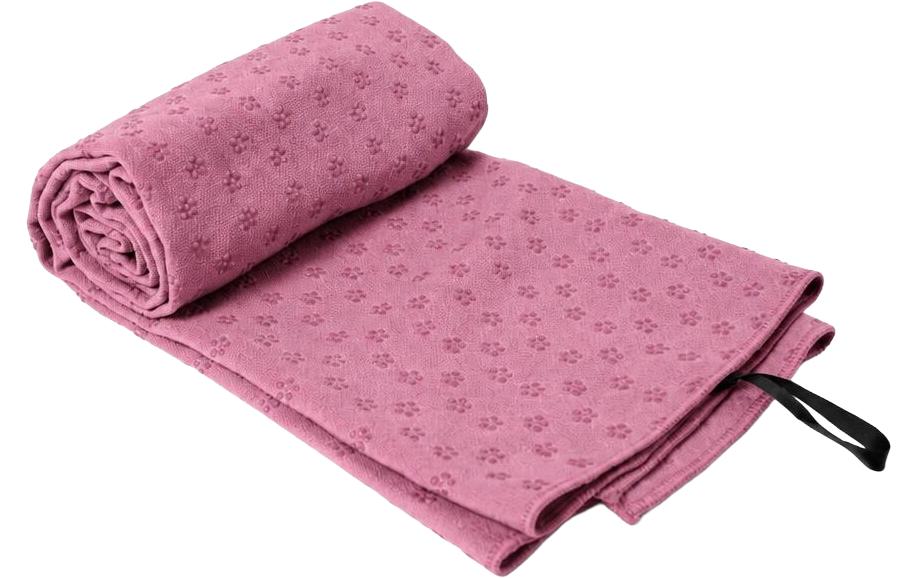 KOOR Serviette de yoga 183 x 62 cm, rose