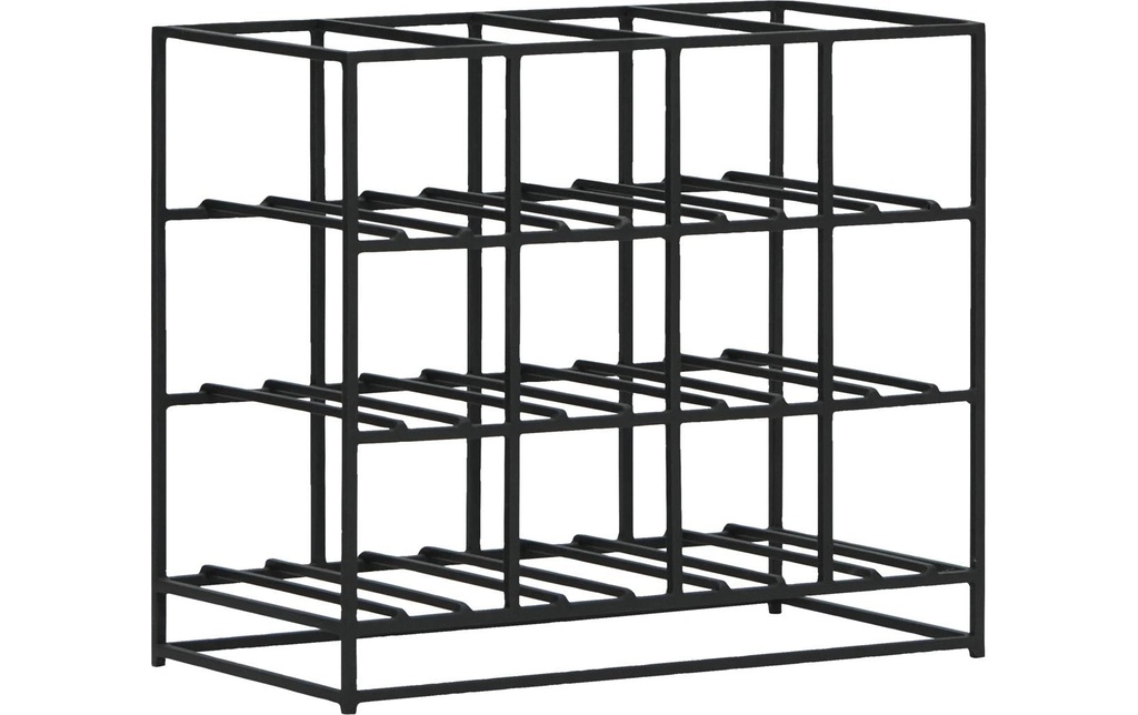 House Doctor Range-bouteilles de vin HD12, 20 x 41 x 35 cm, noir