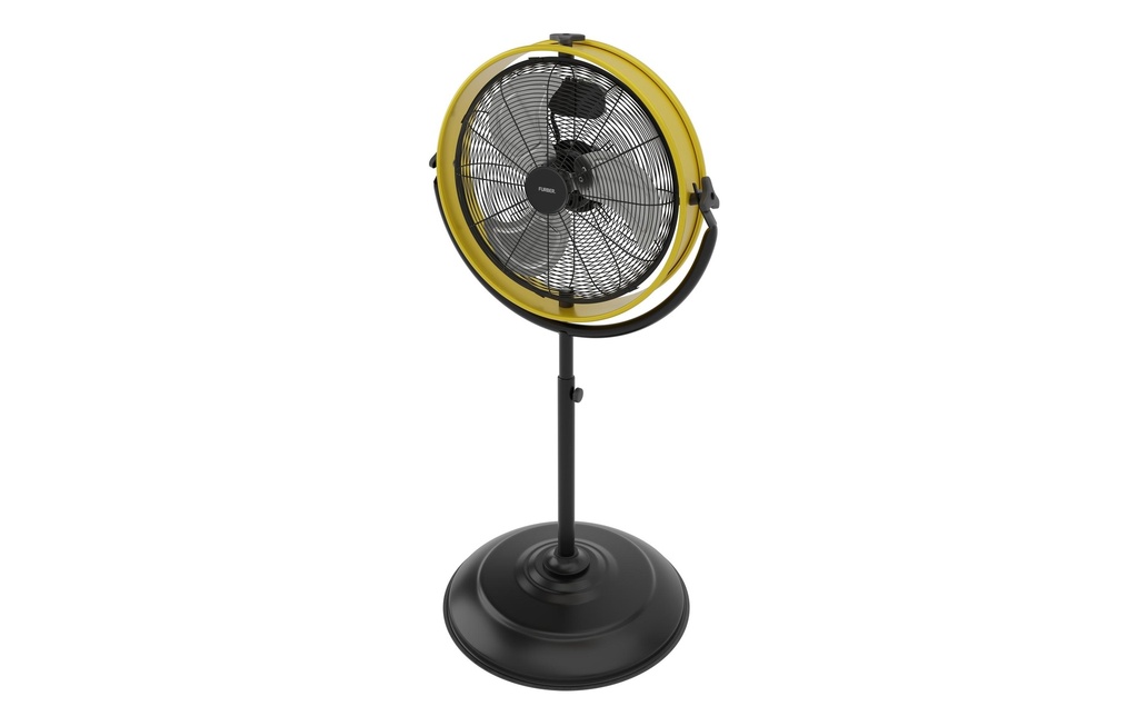 FURBER Ventilateur sur pied Vayu-Fortis 16, Noir/Jaune