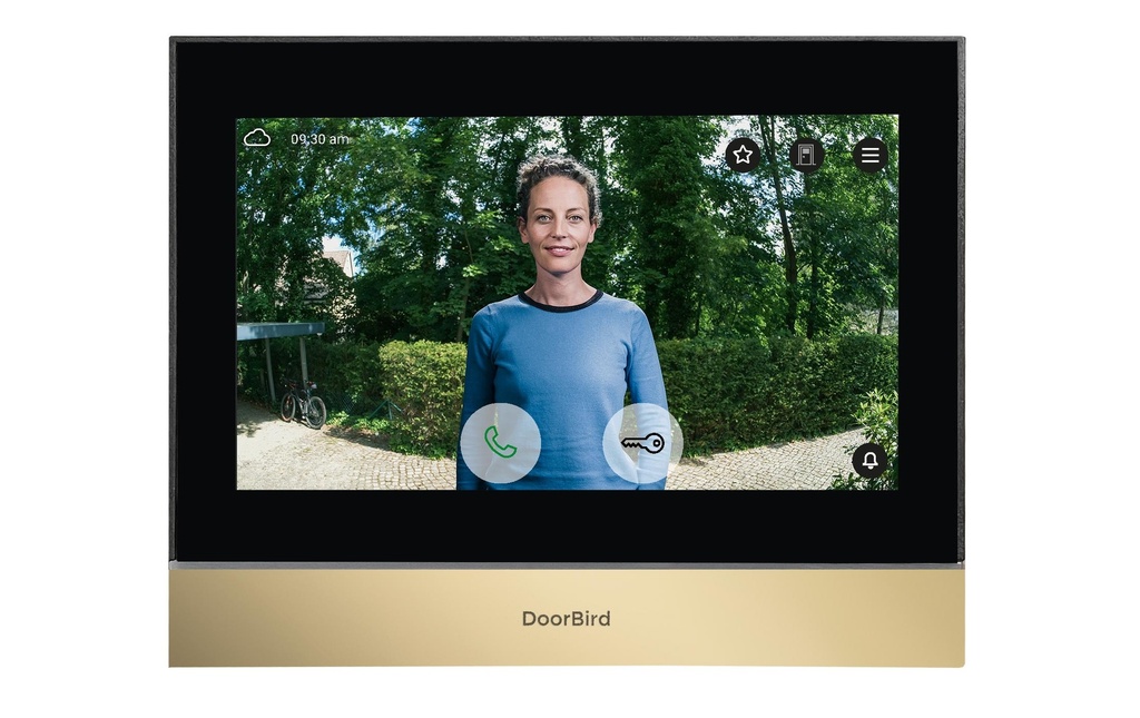 Doorbird Moniteur Intérieur IP A1104T Brass Finish