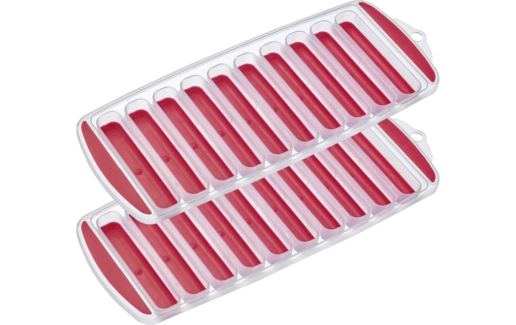 Westmark Moule à glaçon Stixx 2 pièces, Rouge
