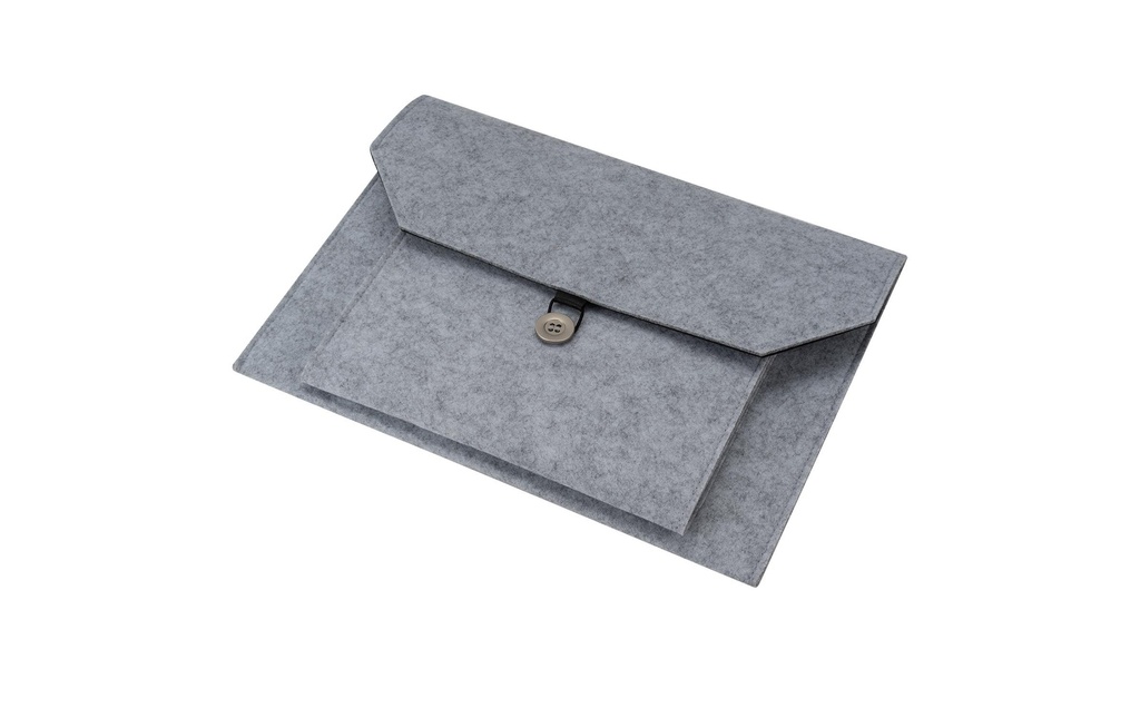 4smarts Sac de protection pour ordinateur portable/tablette 13 pouces FeltyBag gris
