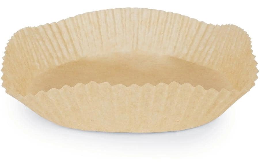 GOURMETmaxx Barquettes en papier sulfurisé, 23 x 23 x 4.5 cm, 100 pièces