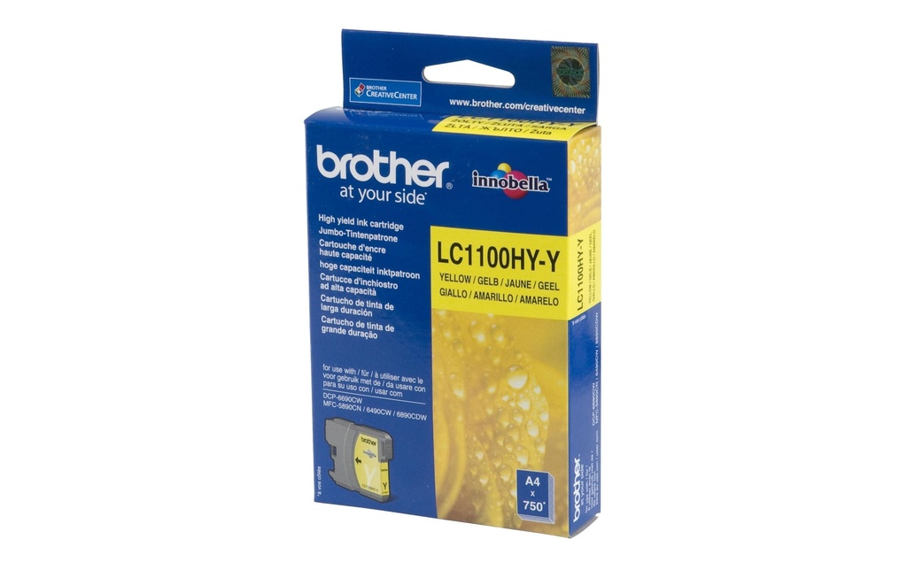 BROTHER Brother cart.enc LC-1100HY yel