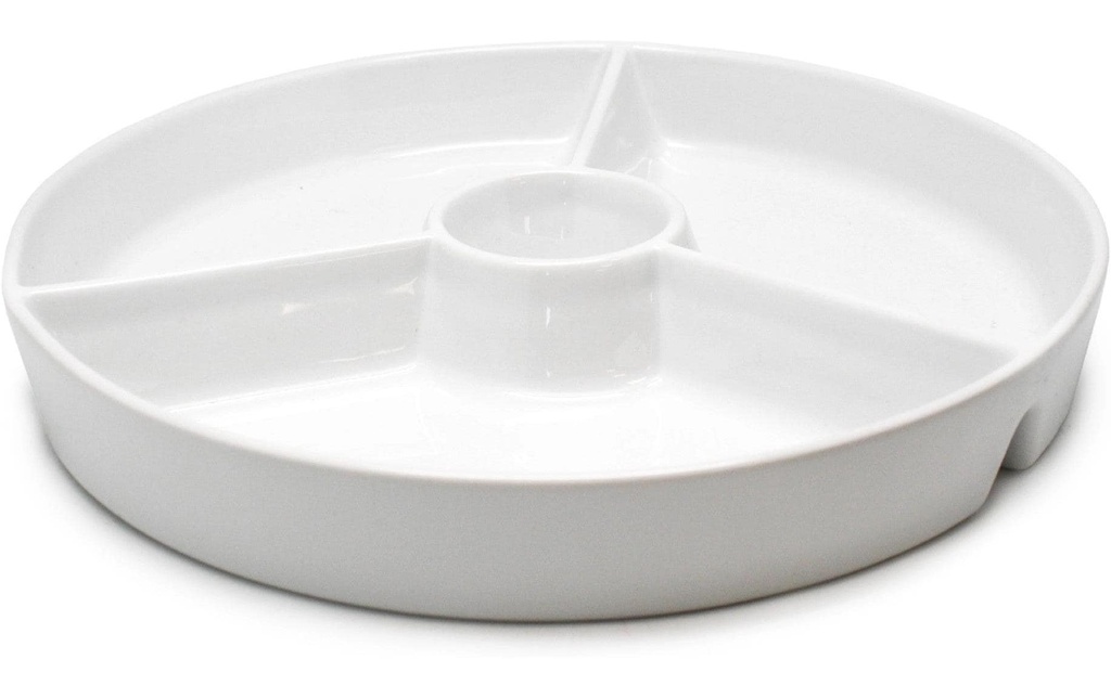 Nerthus Assiette à snacks 1 Pièce/s, Blanc, 18,5 cm
