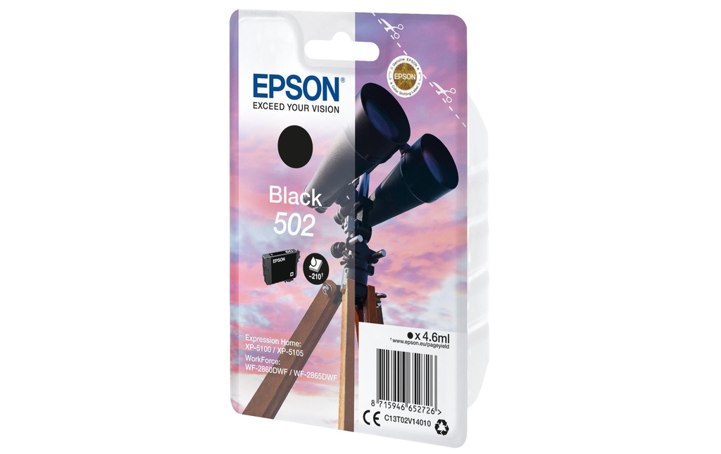 EPSON Epson cart.d'encre 502 black