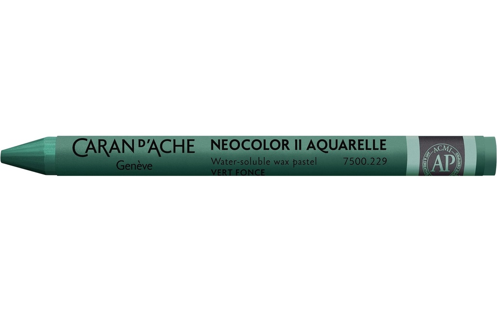 [117500229] CARAN D'ACHE Neocolor II vert foncé