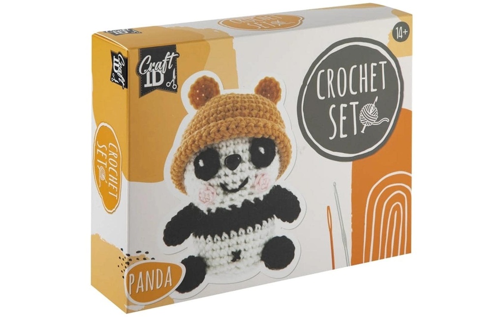  Set crochet panda